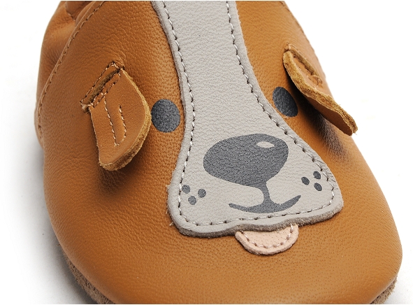 Robeez chaussons bebe sweety dog marron