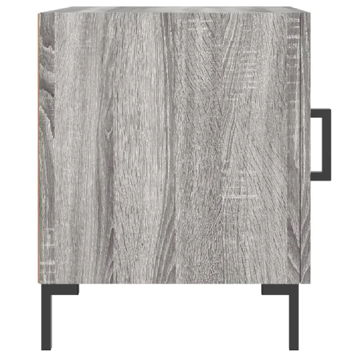vidaXL Table de Chevet - Sonoma Gris