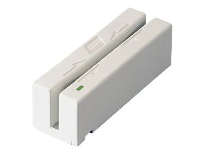 MagTek Magstripe Swipe Card Reader Mini Port-Powered RS-232 - Magnetisk kortlæser (Spor 1 & 2) - RS-232 - sort