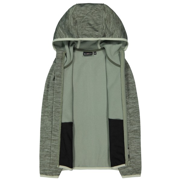 CMP - Girl's Jacquard Knitted Jacket Fix Hood - Veste polaire