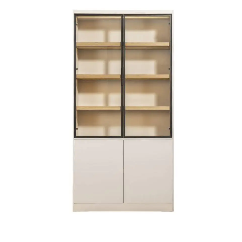 Wandkast Virgil - zand - 220x110x40 cm