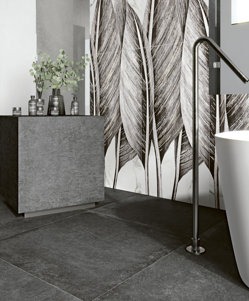 Valence Borco vloertegel 100x100cm nero gerectificeerd