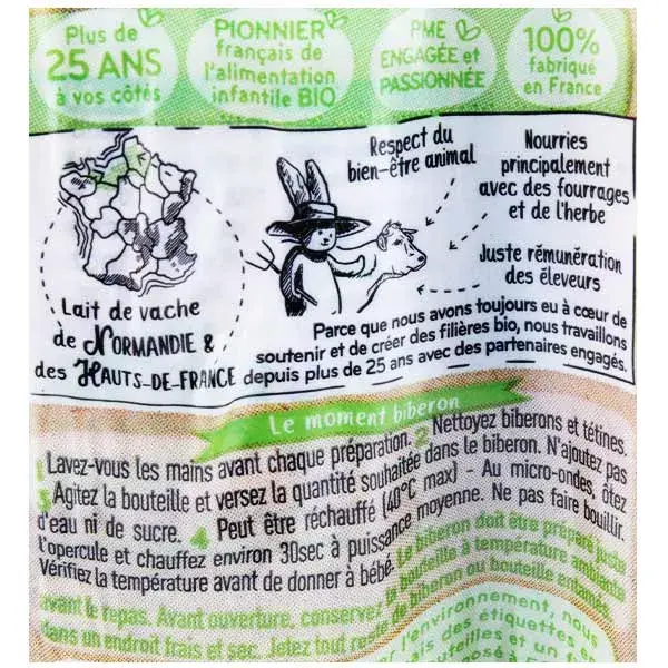 Babybio Lait Croissance Liquide 3ème Âge Bio 6 x 25cl