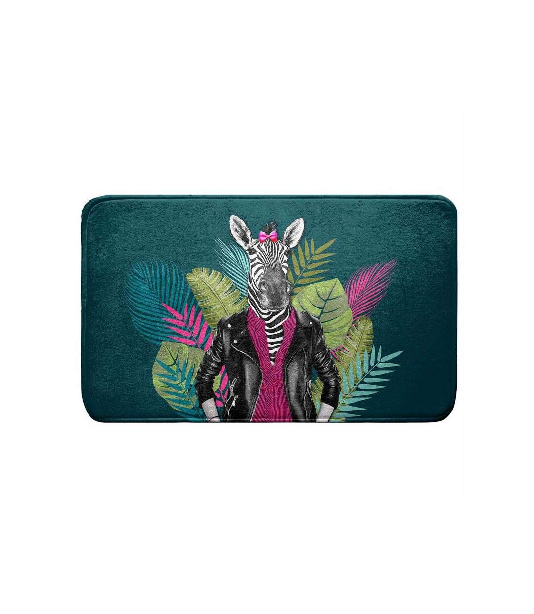 Tapis de Bain Imprimé Marty 45x75cm Vert