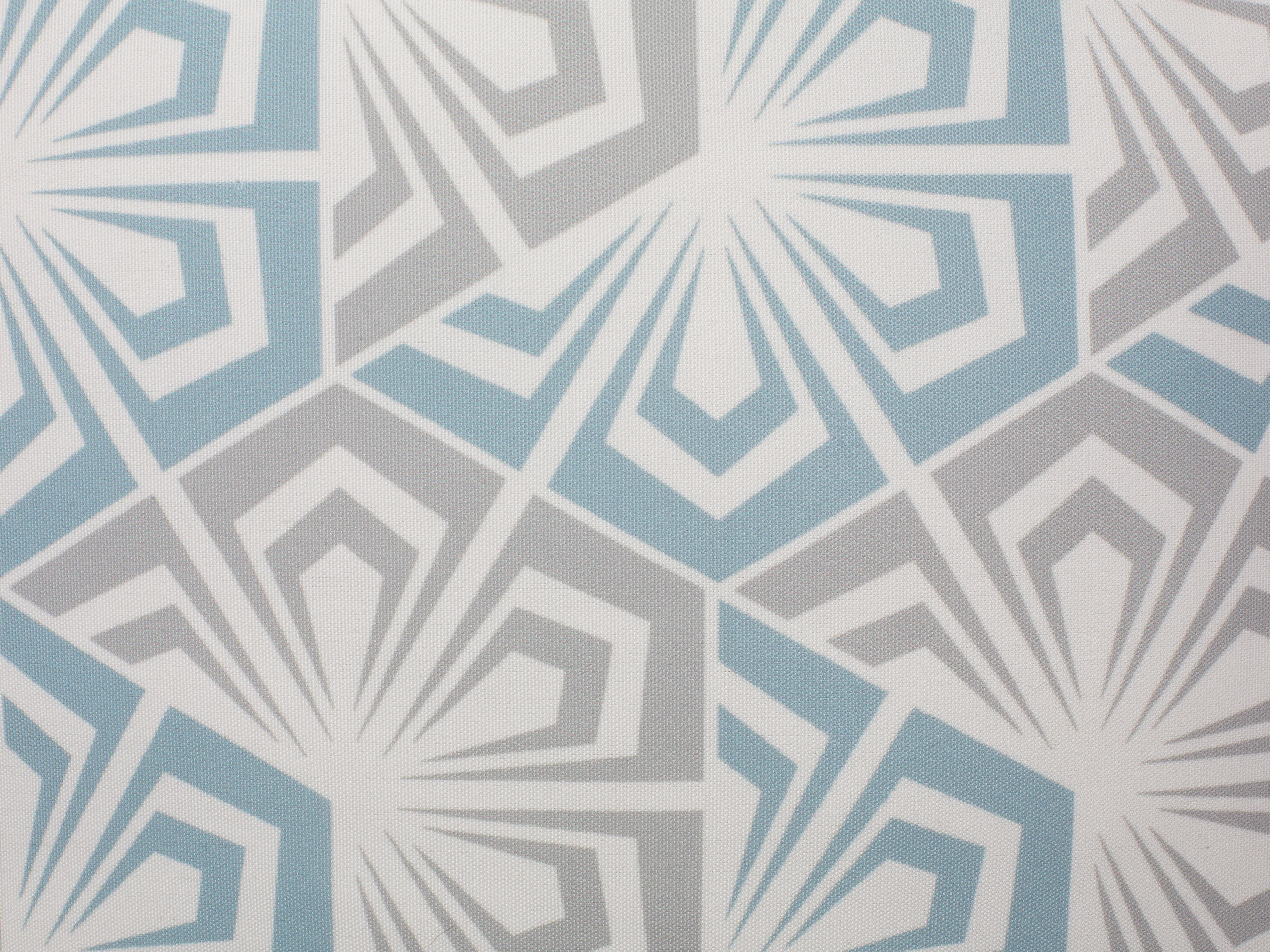 Set van 2 sierkussens PRIMROSE 45 x 45 cm Lichtblauw ikat