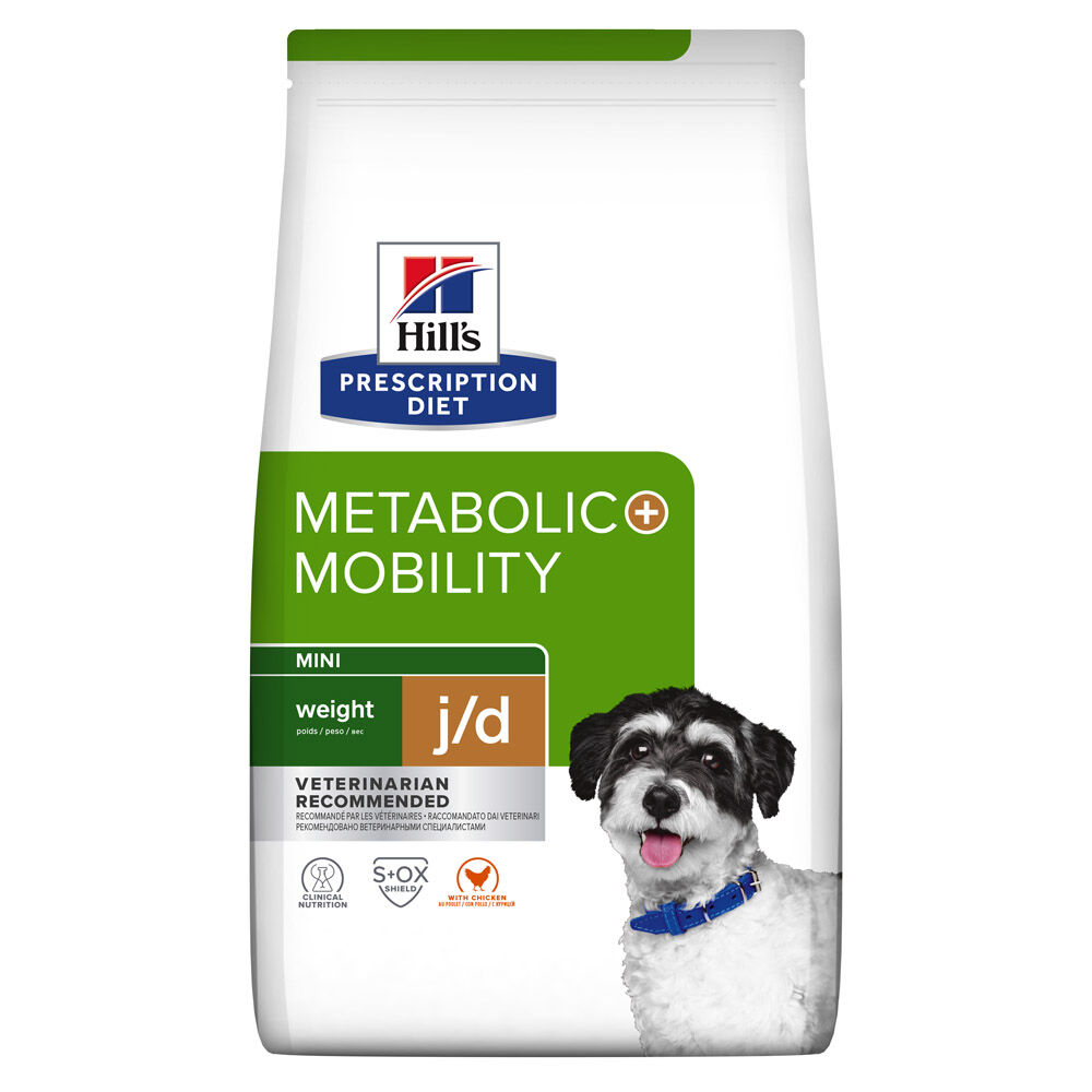 Hill's Prescription Diet Metabolic   Mobility Mini Weight Management  - Hondenvoer veterinair - 3 Kilogram - kip