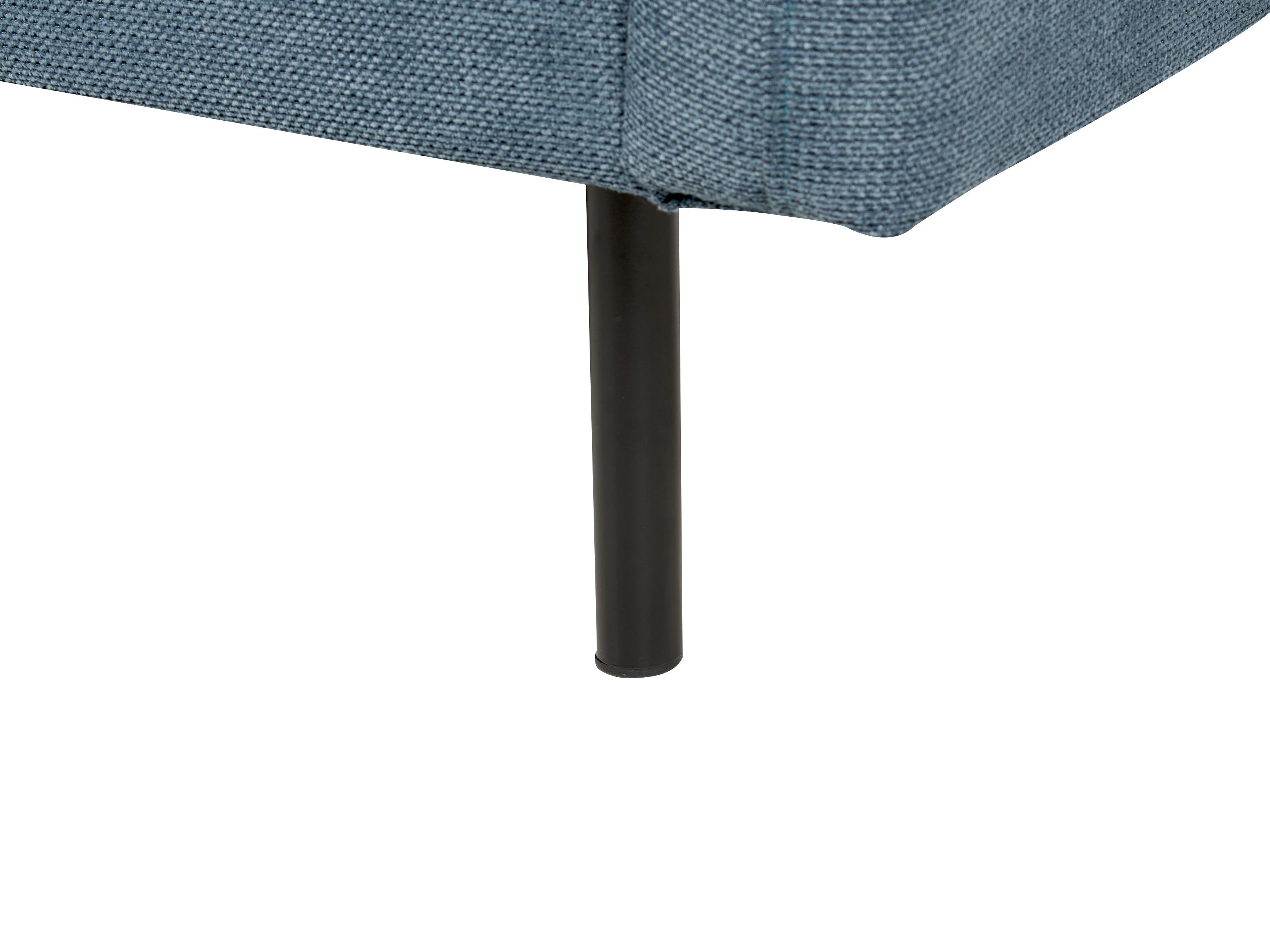 Hoekbank 4-zits VINTERBRO Chenille Blauw rechtszijdig