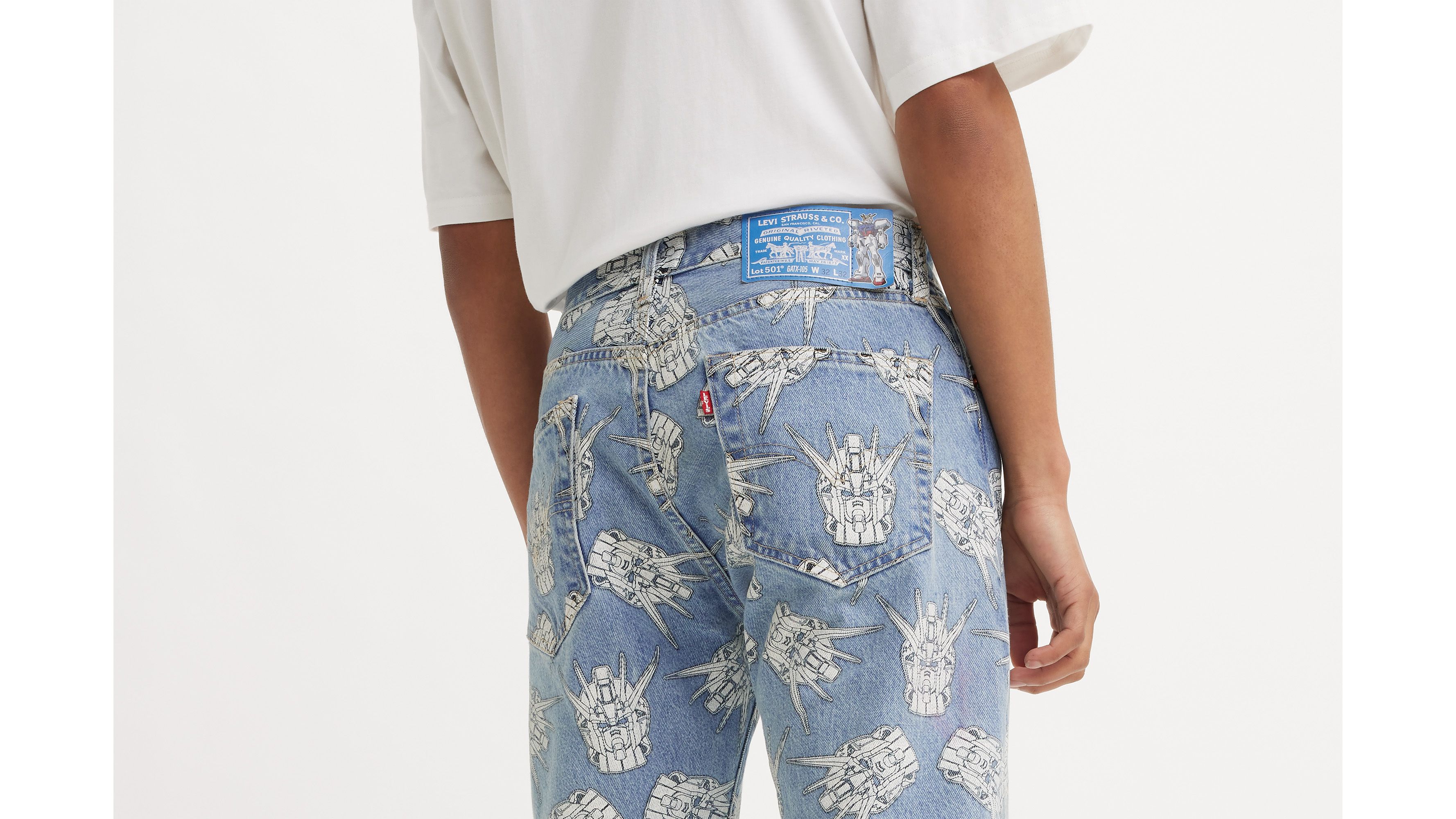 Jean 501® ’93 Straight Levi's® x Gundam SEED - Starfighter - Bleu