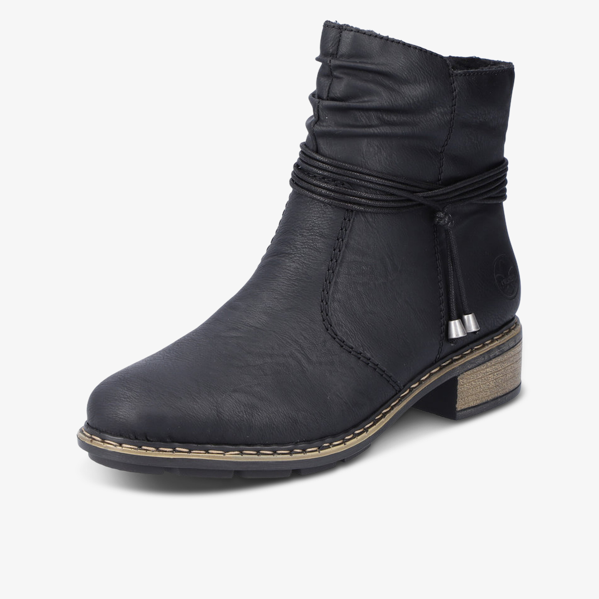 rieker Damen Klassische Stiefeletten schwarz