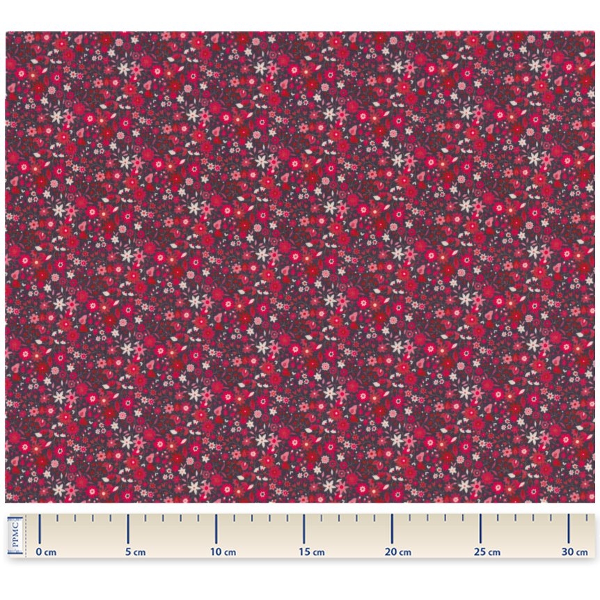 Tissu Jersey Ex2481 Seventies Rouge