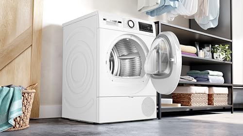 BSH Electroménager WQG1420DFR, Série 6, Sèche linge, Pompe à chaleur, 9 kg, Blanc : Gros électroménager