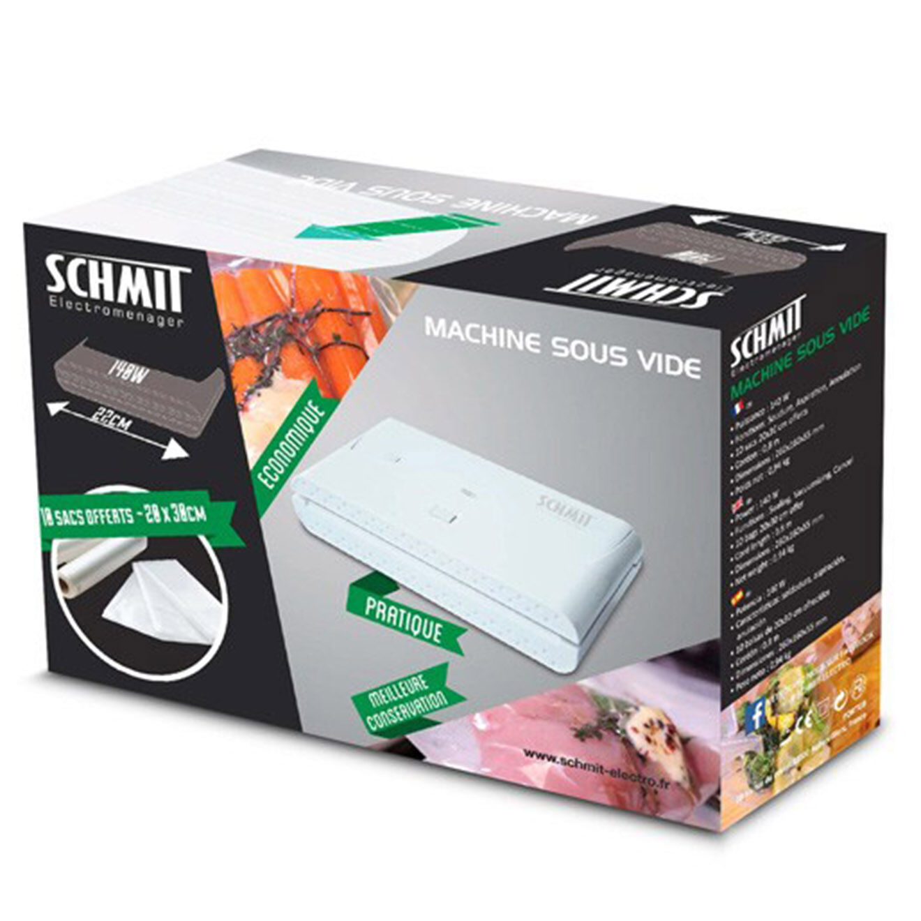 Schmit Machine sous-vide blanche