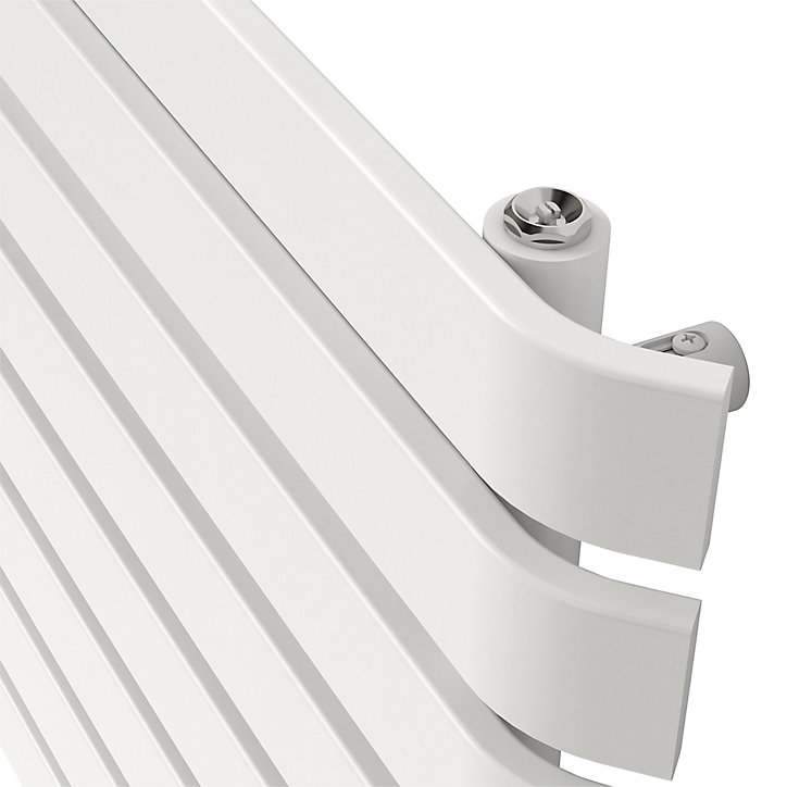 Radiateur eau chaude GoodHome Wilsona Horizontal Blanc 726 W