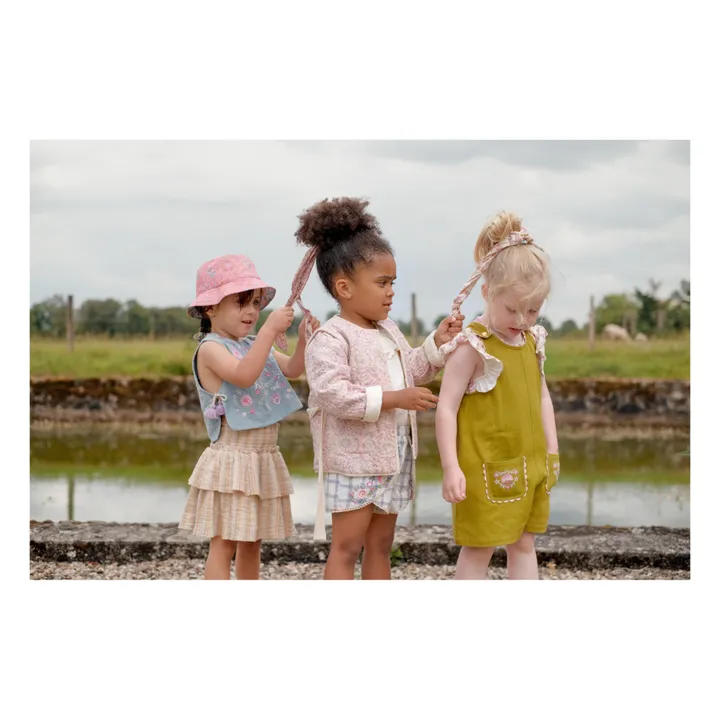 Louise Misha Jupe Roumia Rayée | Beige