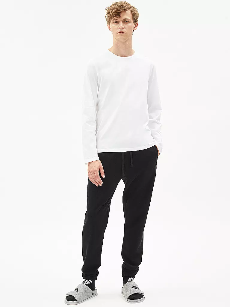 ARMEDANGELS Langarmshirt JAARLO weiss