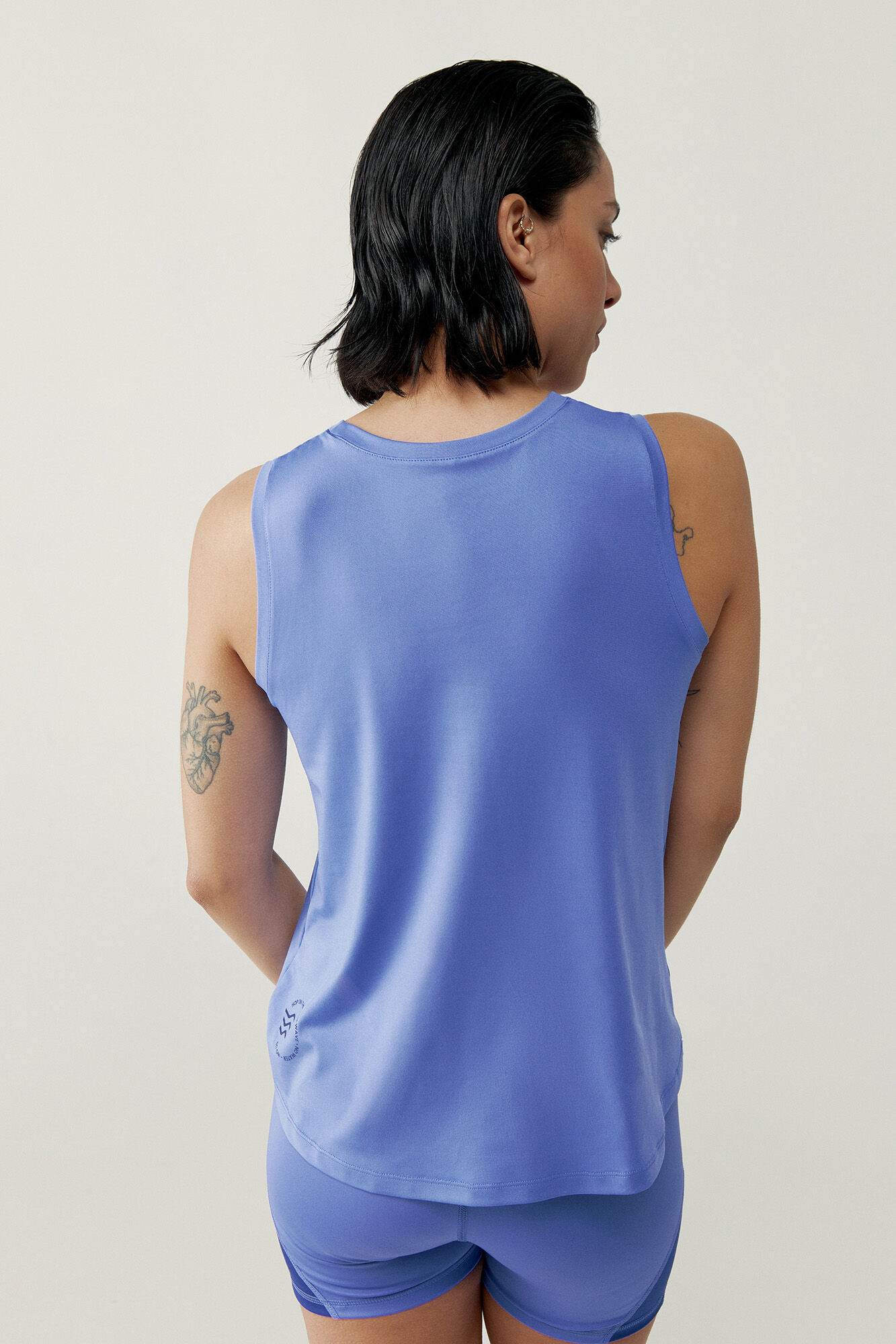 Camisa Lena Lavanda Escuro - azul