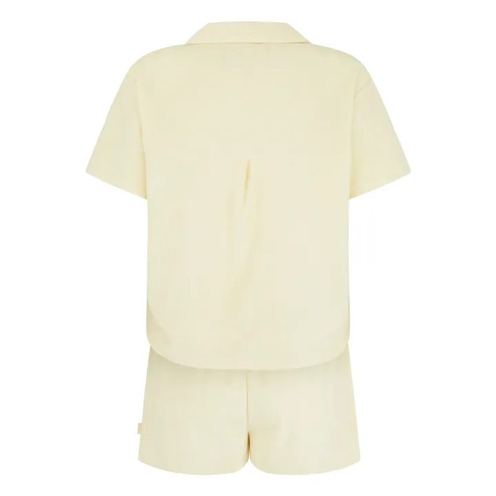 Araminta James Ensemble Chemise Terry | Jaune pâle
