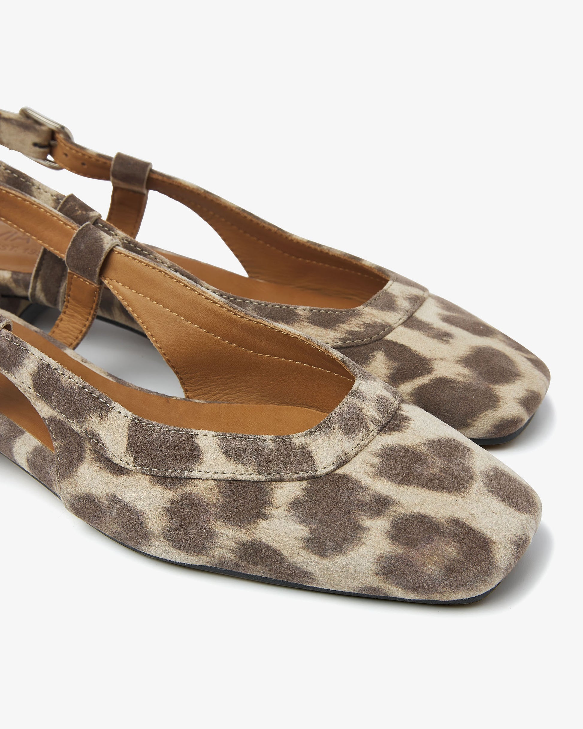 VIA VAI luipaardprint slingbacks Julie Xena