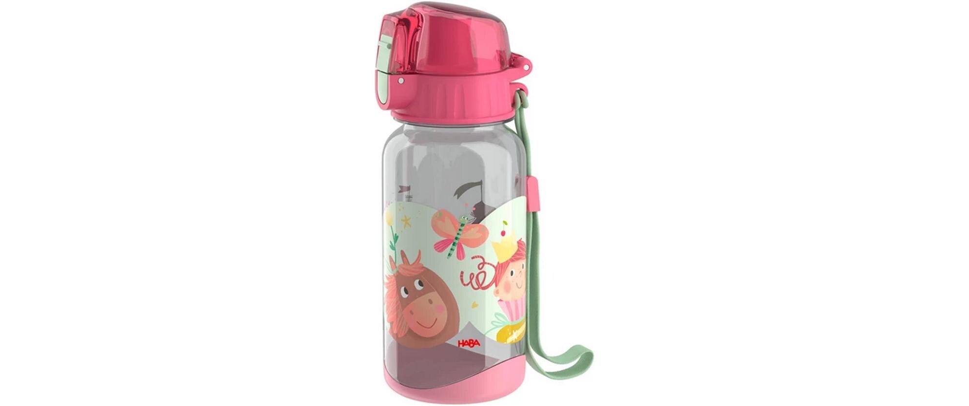 Trinkflasche Prinzessing und Pferd 400 mlTrinkflasche mit praktischer Verschlusskappe