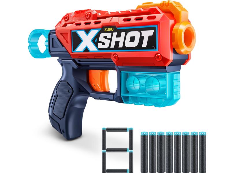 X-Shot X-Shot Kickback mit 8 Darts Dart-Blaster