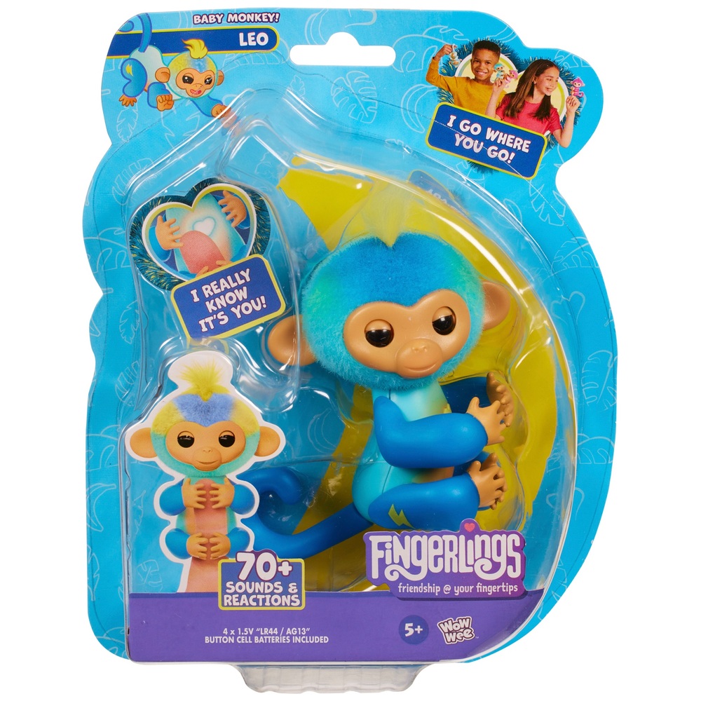 Fingerlings Monkey Blue - Leo