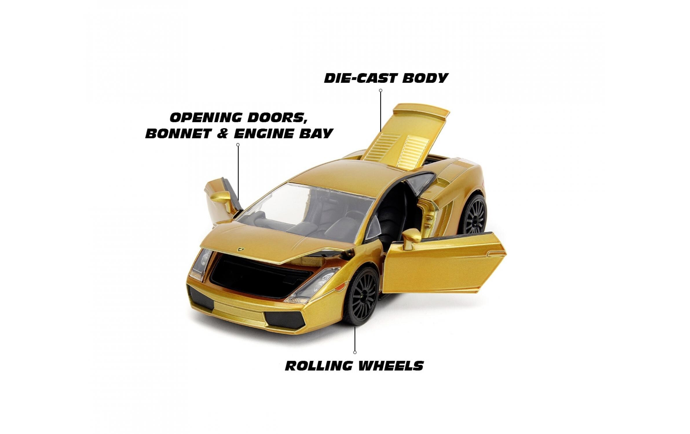 Lamborghini Gallardo, Fast & Furious 1:24Fast & Furious Modellauto: Lamborghini Gallardo 2003 Gold