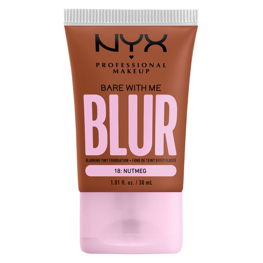 NYX Professional Makeup Bare With Me Blur Tint Foundation 18 Nutmeg 30ml