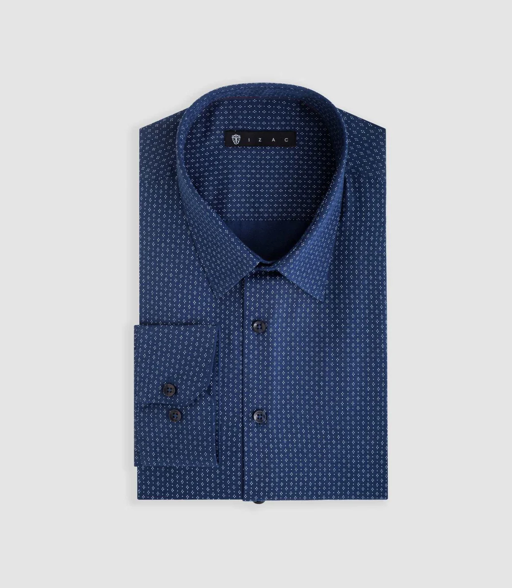 Chemise ville marine 