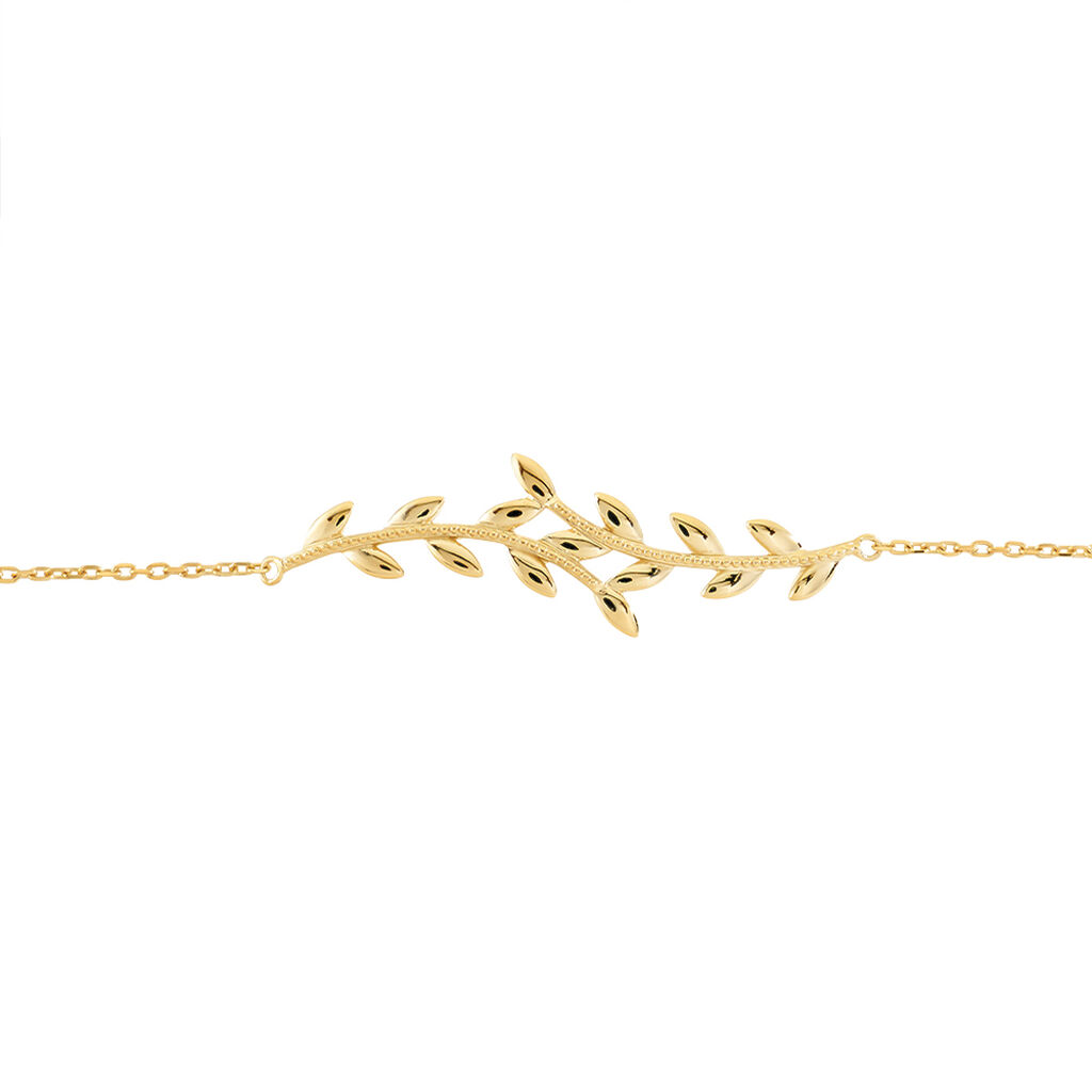 Bracelet Folia Plaqué Or Jaune