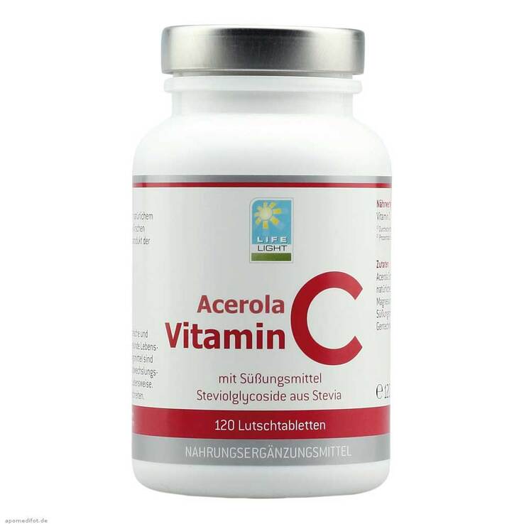 Acerola Vitamin C Lutschtabletten, 120 St