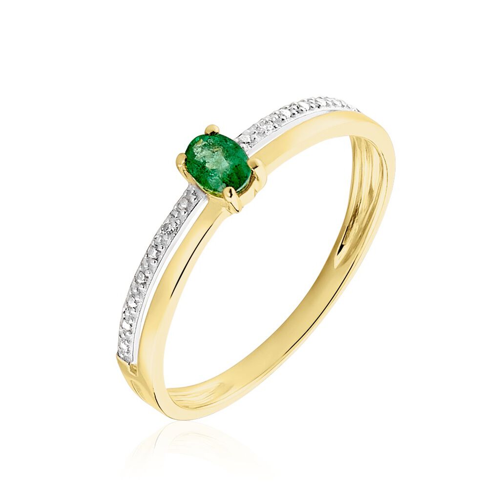 Bague Emeald Is The New Black Or Jaune Emeraude Diamant