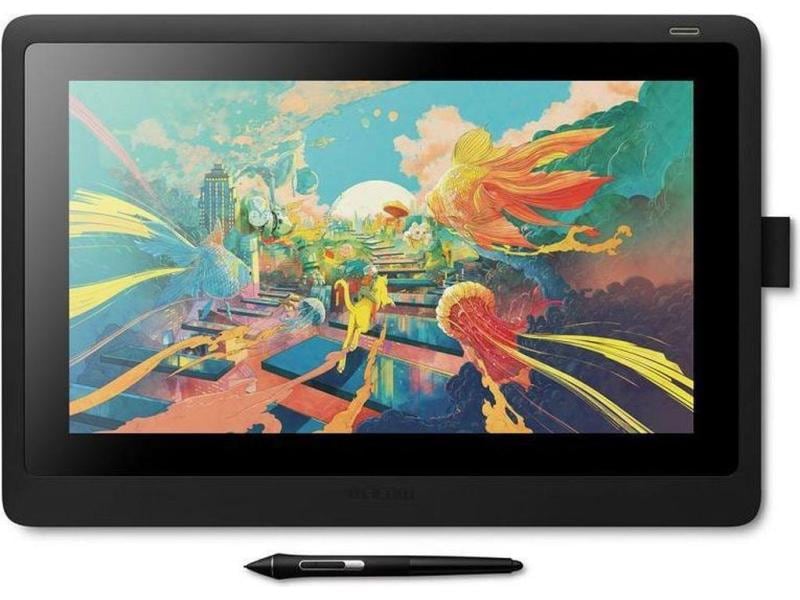 Wacom Stift-Display Cintiq 16 FHD Interaktives Grafiktablet für digitale Design-Entwürfe