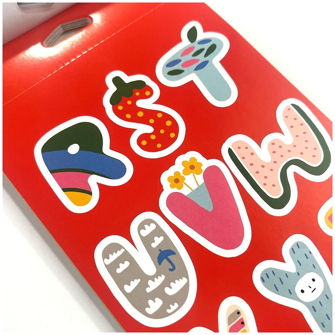 Ooly stickerboek stickiville x suzy - alphabet