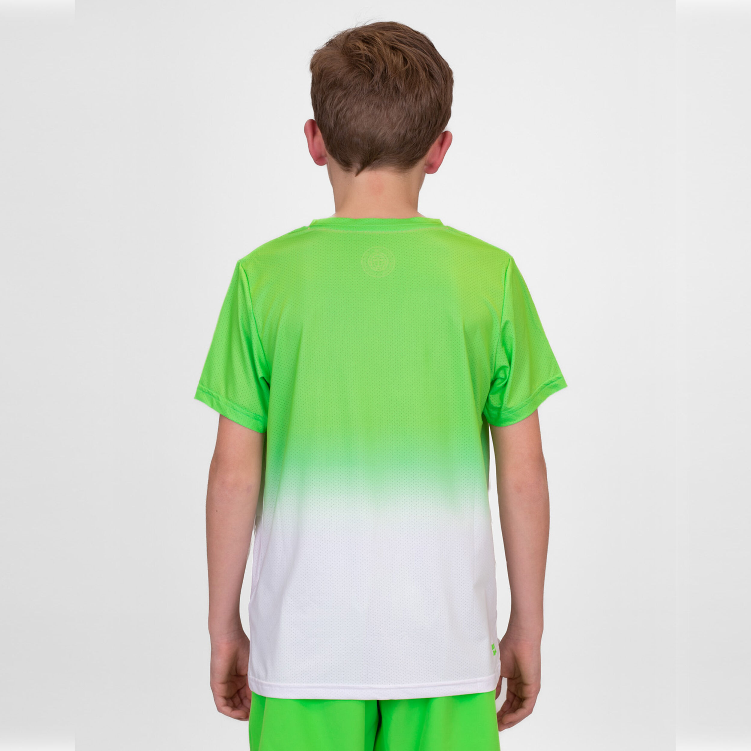 BIDI BADU Crew Gradiant T-shirt Garçons - Vert Fluo , Blanc