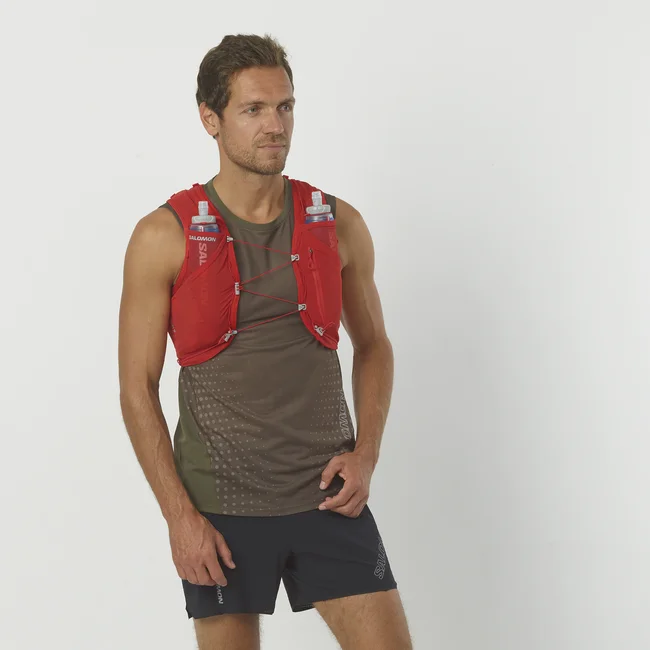 ADV SKIN 5  Veste d'hydratation de running unisexe avec flasks incluses