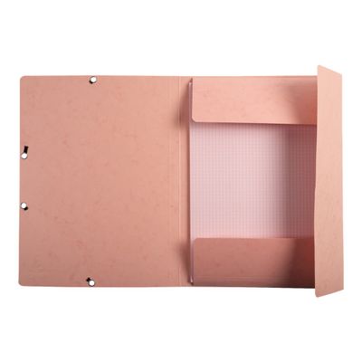 Exacompta Aquarel - Chemise à rabats + 25 fiches bristol A5 (4 couleurs assorties)