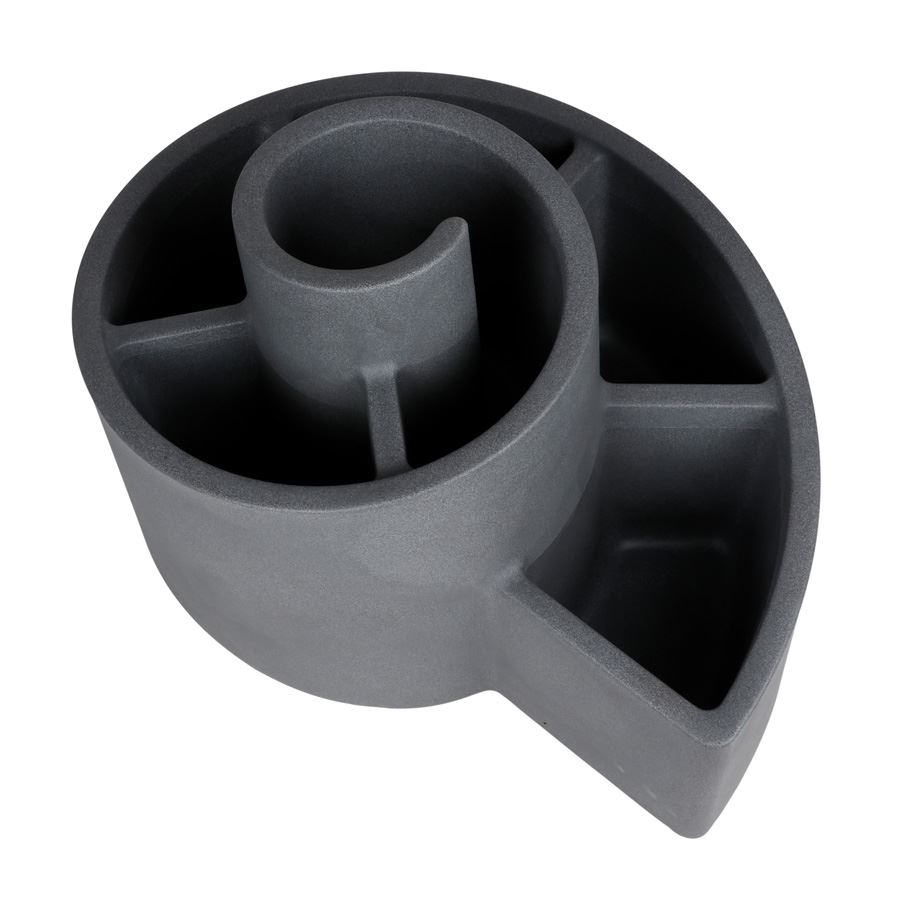 Kubus XXL-Kräuterspirale 80x50x64cm Anthrazit