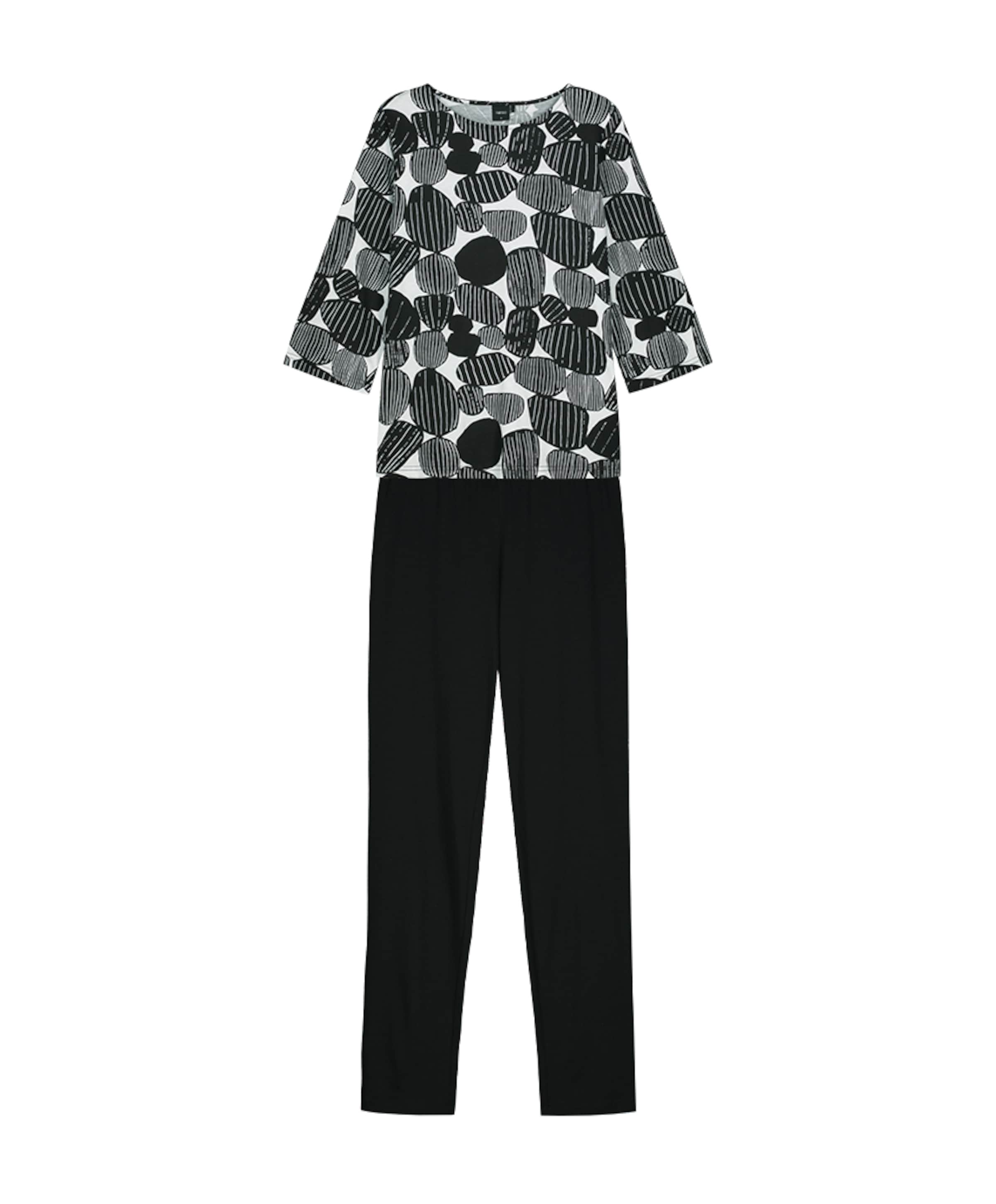 Nanso Dames pyjamaset zwart