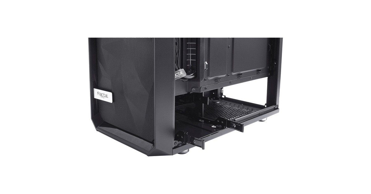 Fractal DesignMeshify C midi tower behuizing  (Zwart | 2x USB-A | Tempered Glass)