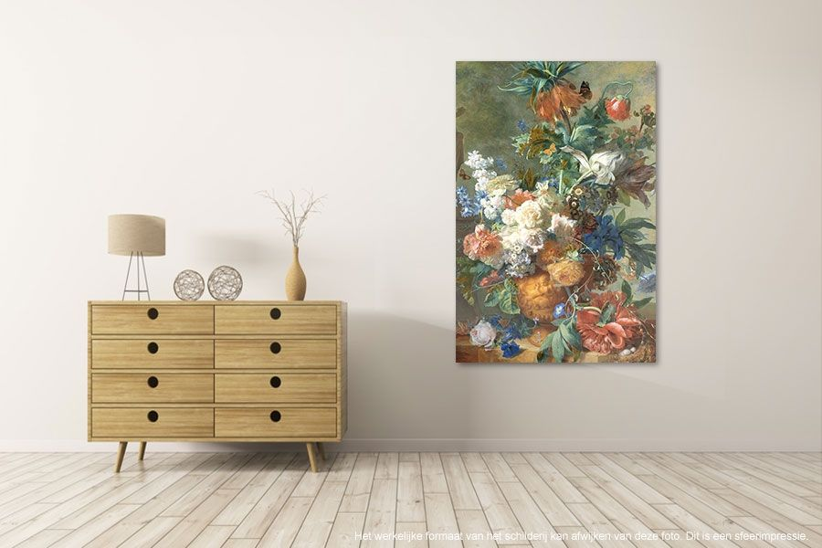 Bloemstillevens Rijksmuseum - Canvas schilderijen 11 - 80 x 120 cm