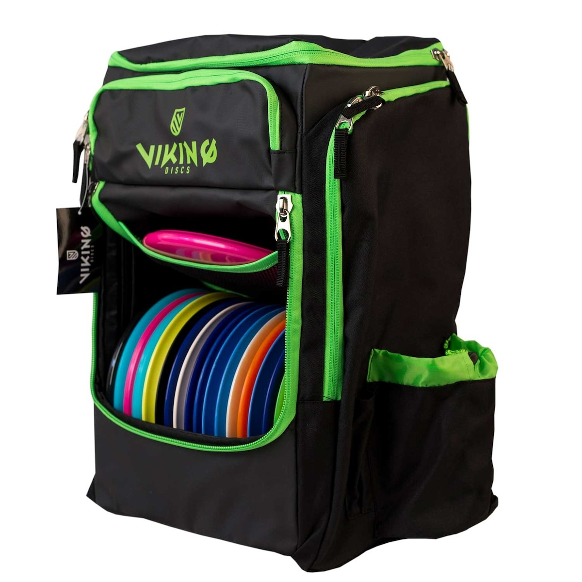 Viking Discs Tour Bag frisbeegolf sekk - Svart hvit