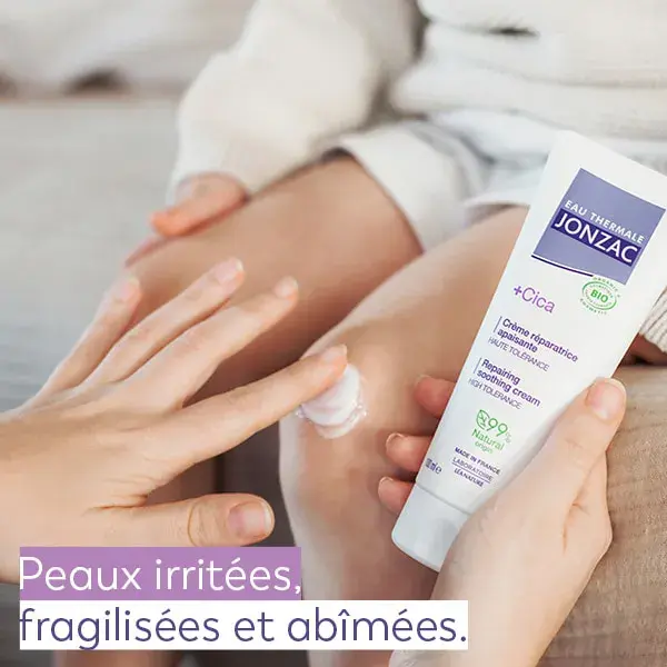 Jonzac Água Termal + Creme Orgânico Calmante Reparador Cica 40ml