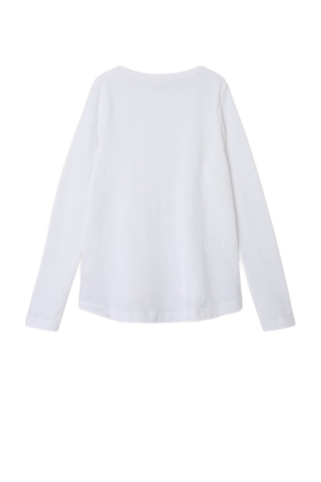 NAME IT longsleeve NKFVIOLINE wit