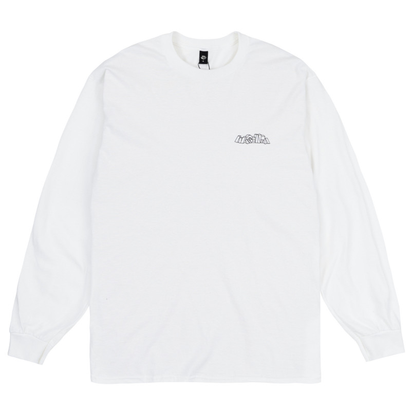 T-shirt Brutalista manches longues - Blanc