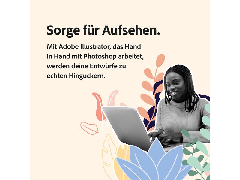 Adobe Creative Cloud Individual STE ESD, SUB, 1 Jahr, WIN & Creative Cloud mit allen Applikationen