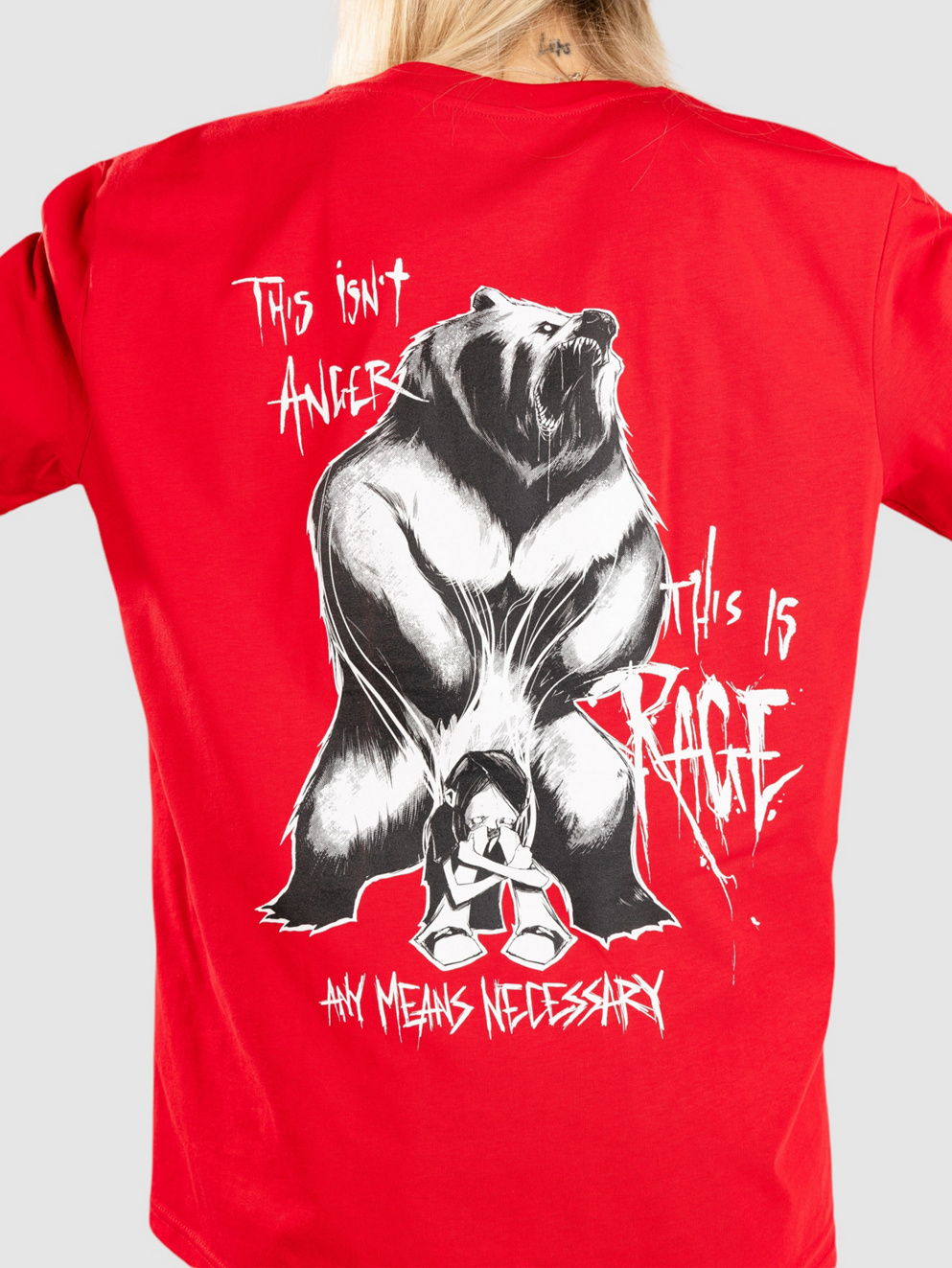 Any Means Necessary This Is Rage T-Shirt maroon