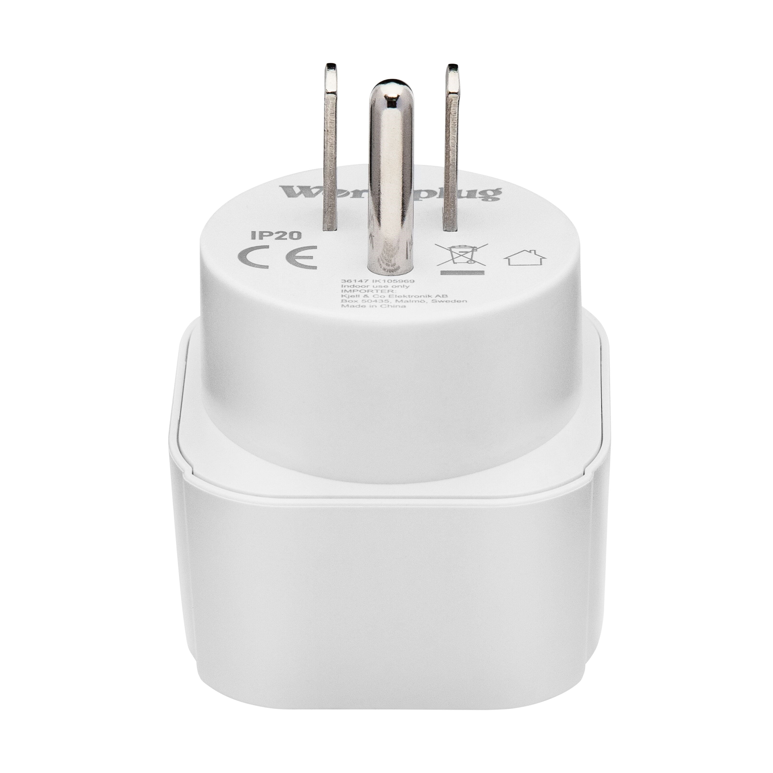 Luxorparts Jordet reiseadapter USA