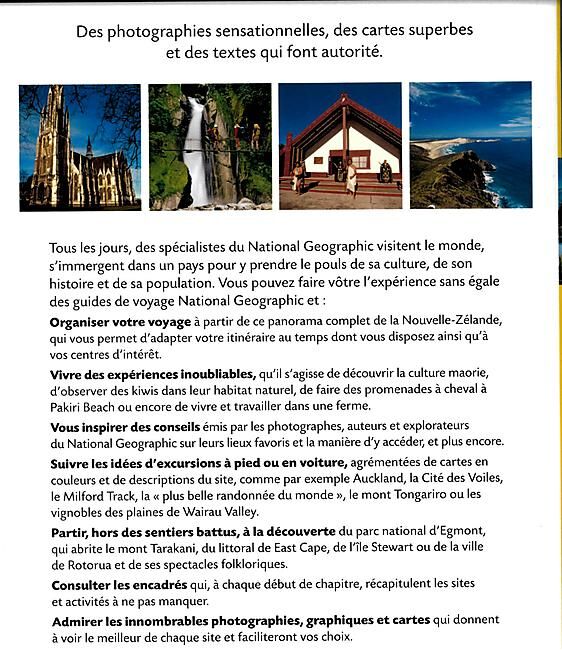 NATIONAL GEOGRAPHIC - NOUVELLE ZELANDE NATIONAL GEOGRAPHIC