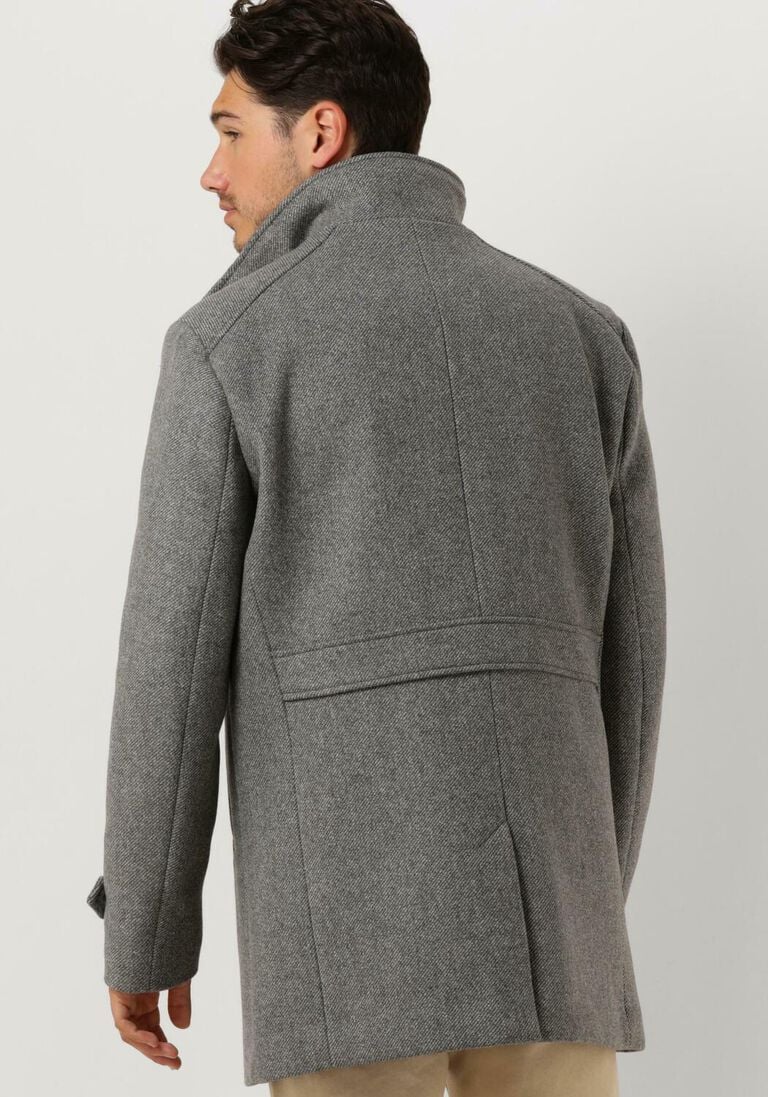 SELECTED HOMME grijze selected homme mantel slhreuben wool coat b noos