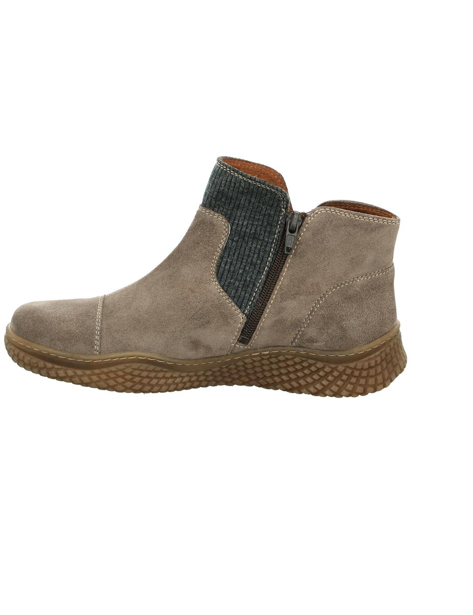 Stiefelette Amelie 08, grau-kombi